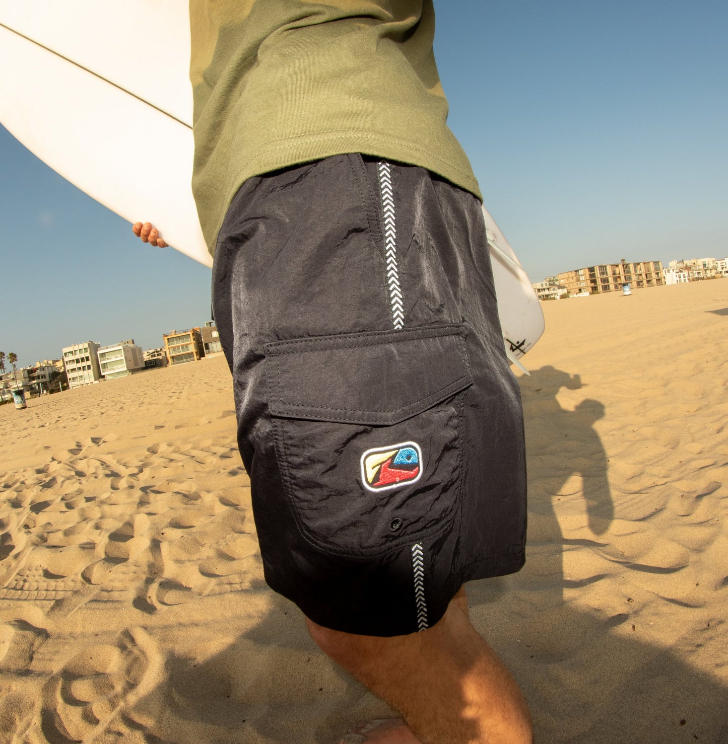 Rusty Tripped out elastic boardshort