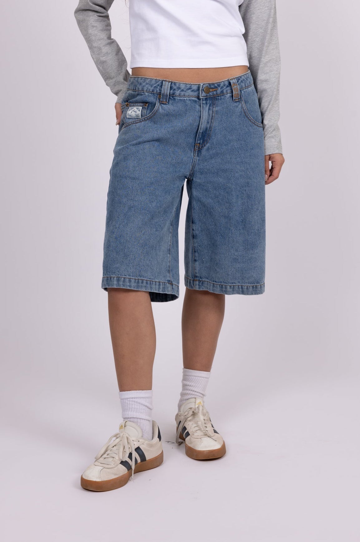 Rusty Pacific low rise denim short
