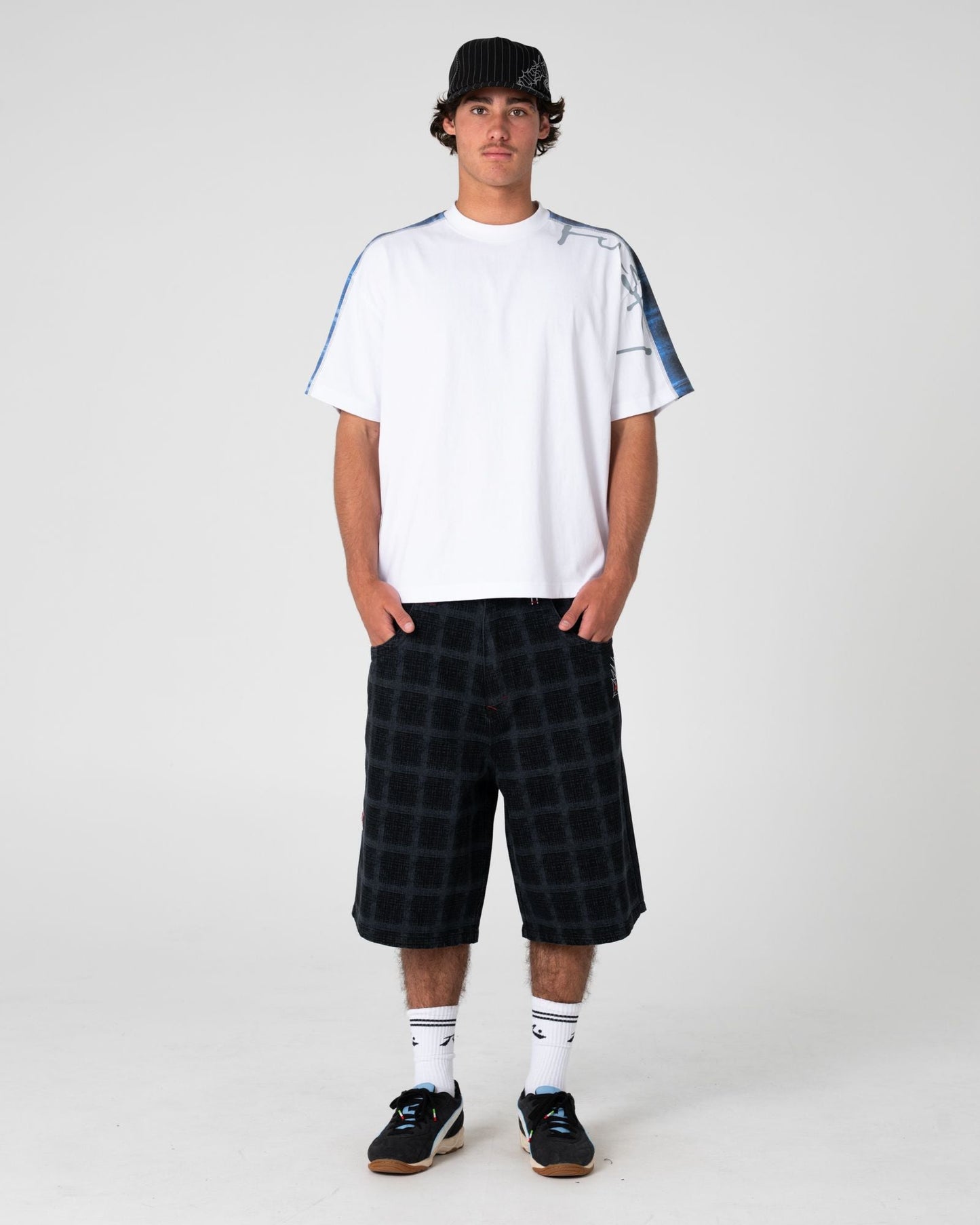 Rusty Griddy Wide Baggy Jort