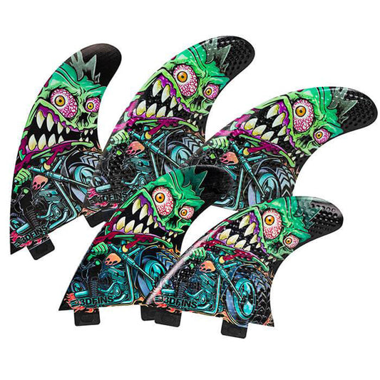 3D Fins - All Rounder 5 Fin - Medium - Rider (FCS1/Futures)