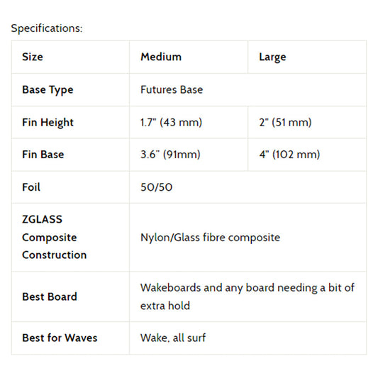 3D Fins - Dimpster - Large - B&W Tech (Futures)