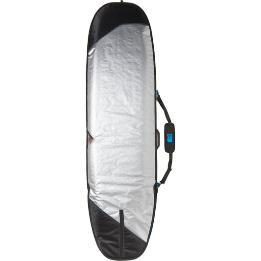 Bulldog Core Minimal Surfboard Bag 8'6, silver interior with durable design.