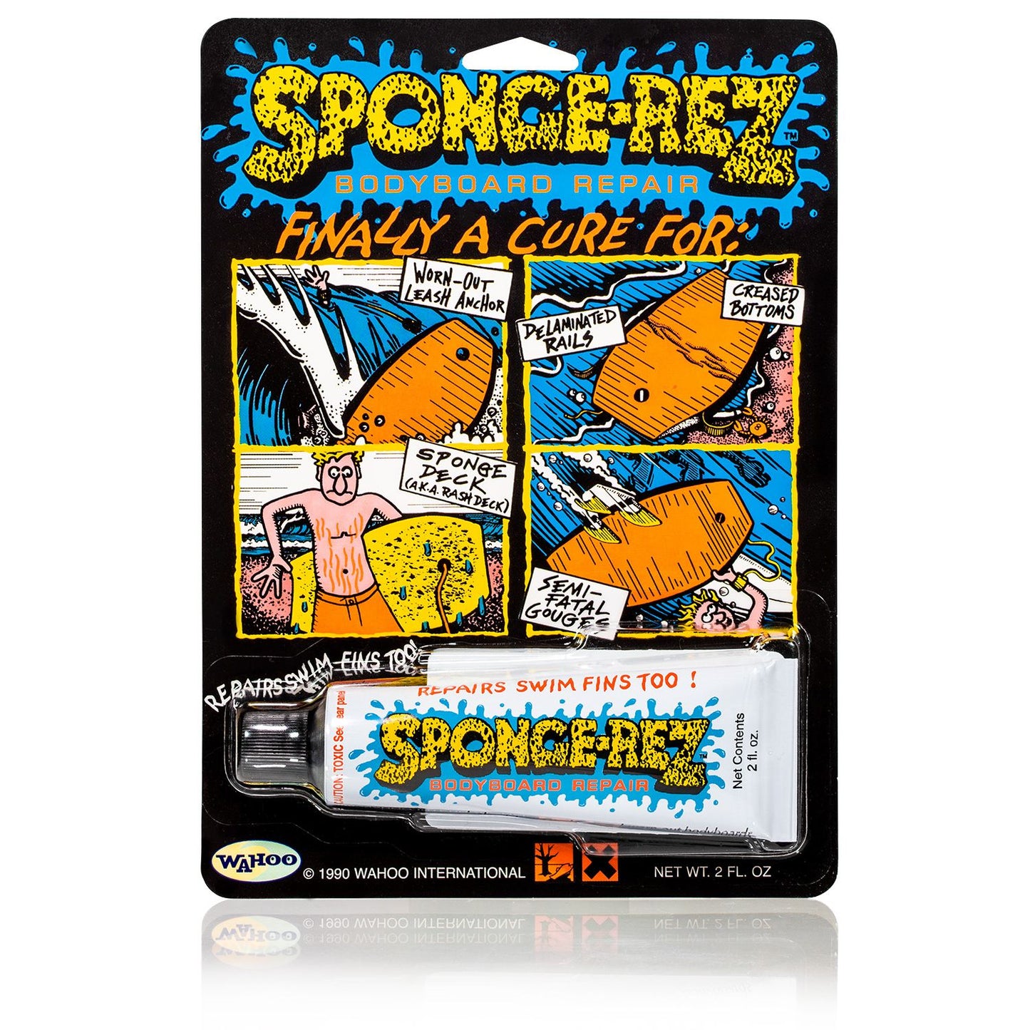 Solarez Sponge-Rez bodyboard repair kit for fixing delaminated rails and cracks.