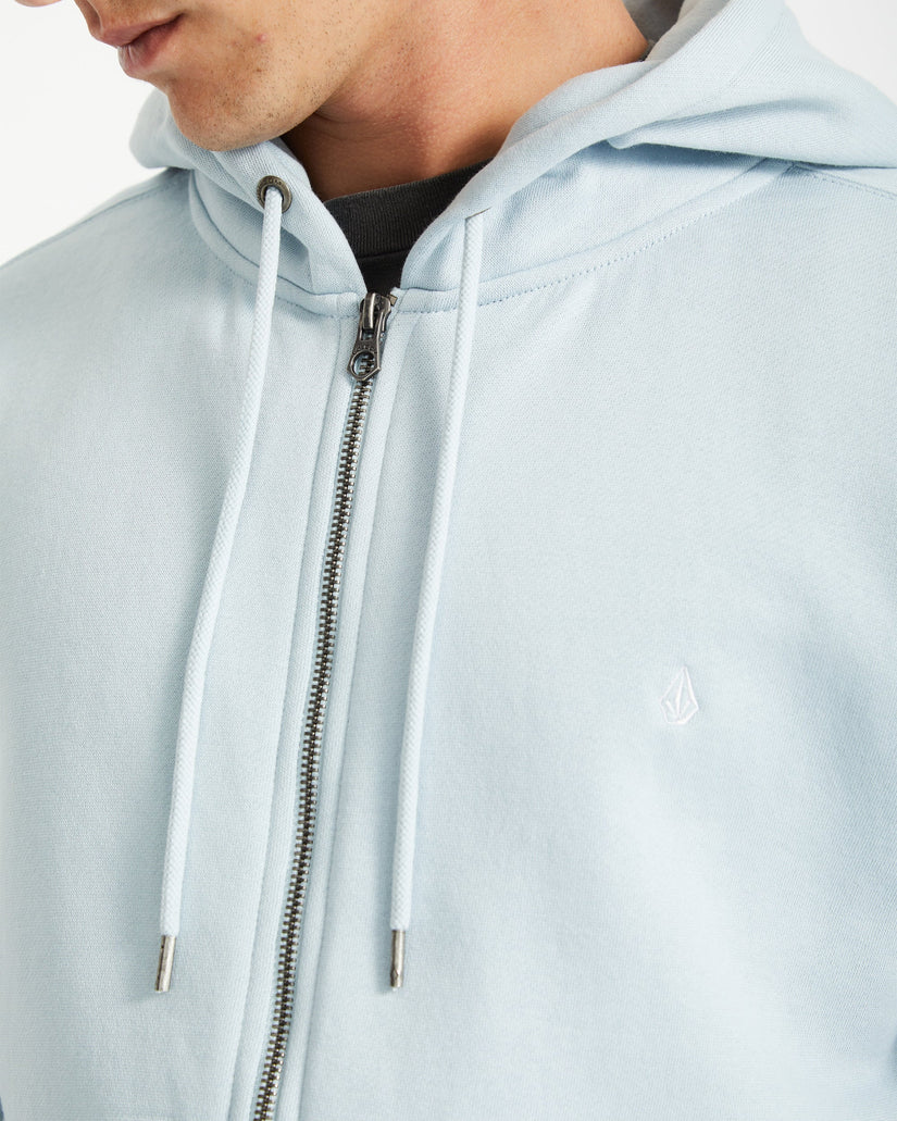 Volcom Single Stone Full Zip Hoodie - Carolina Blue