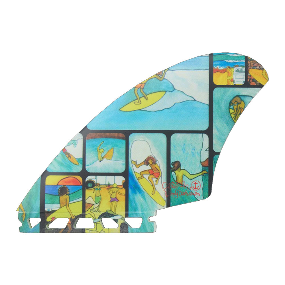 Captain Fin Co - Andy Davis Keel - Large - Multi (Futures)