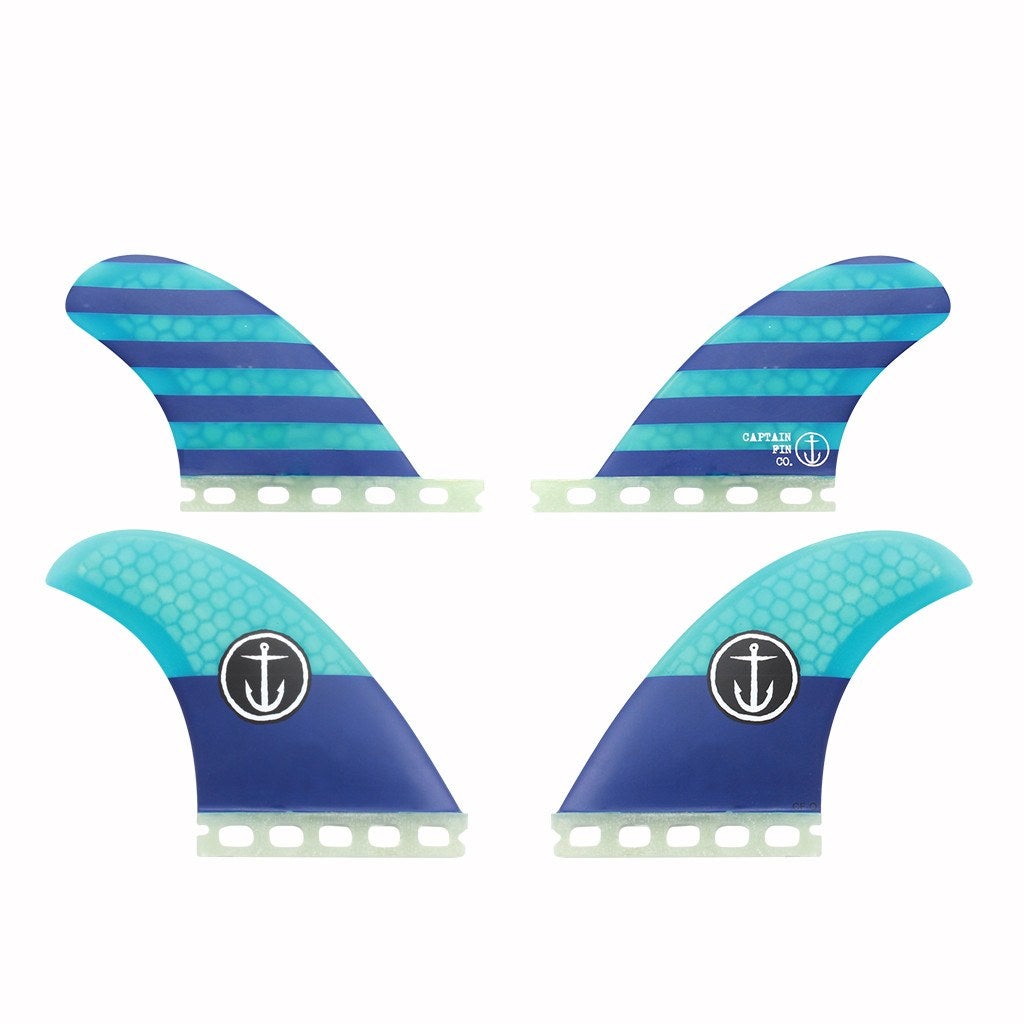 Captain Fin Co - CF Quad Classic - Medium/Large - Blue (Futures)