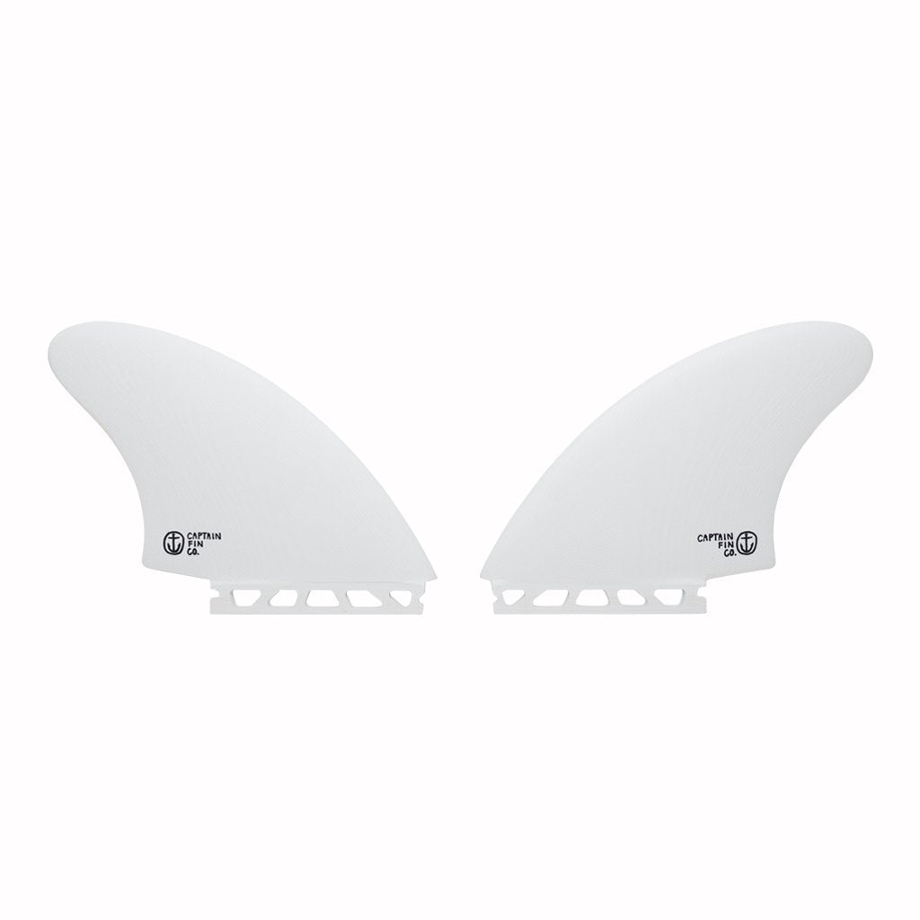 Captain Fin Co - CF Twin Keel - Large - White (Futures)