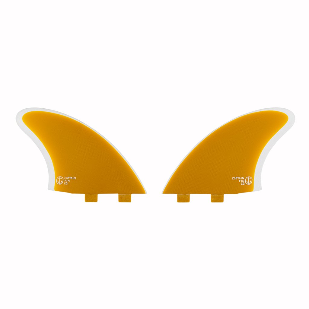 Captain Fin Co - CF Twin Keel - Large - Yellow (FCS)