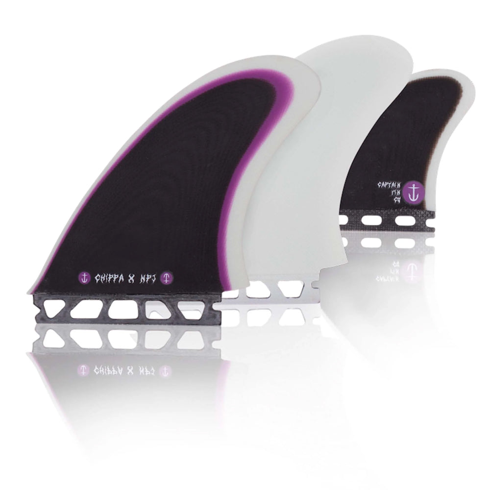 Captain Fin Co - Chippa Wilson + NPJ Twin Especial + Trailer - Large - Purple (Futures)