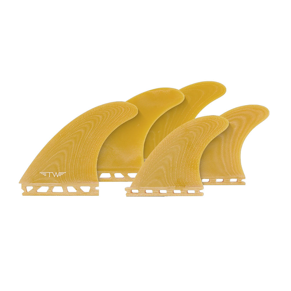 Captain Fin Co - Tyler Warren 5 Fin - Large - Yellow (Futures)