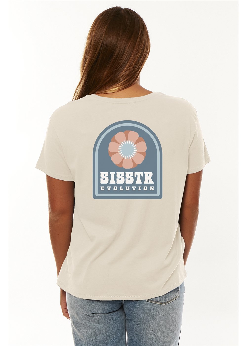 Sisstrevolution Blosom SS Knit Boyfriend Tee