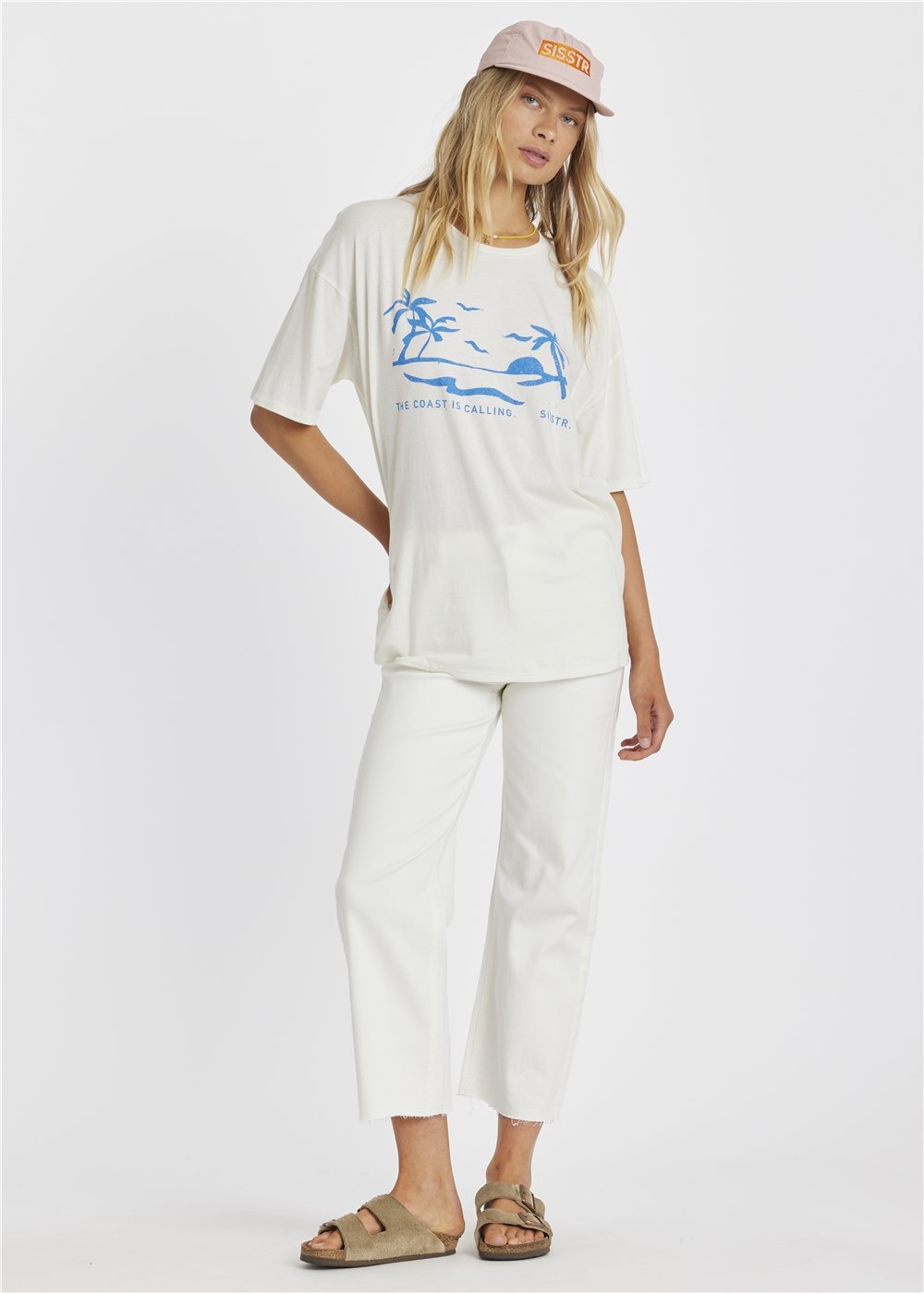 Sisstr Kickin It Slouch Short Sleeve Tee