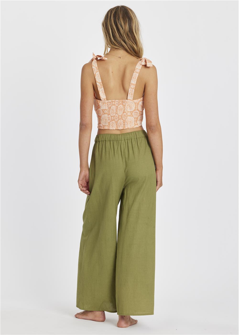 Sisstr Always Golden Woven Tank