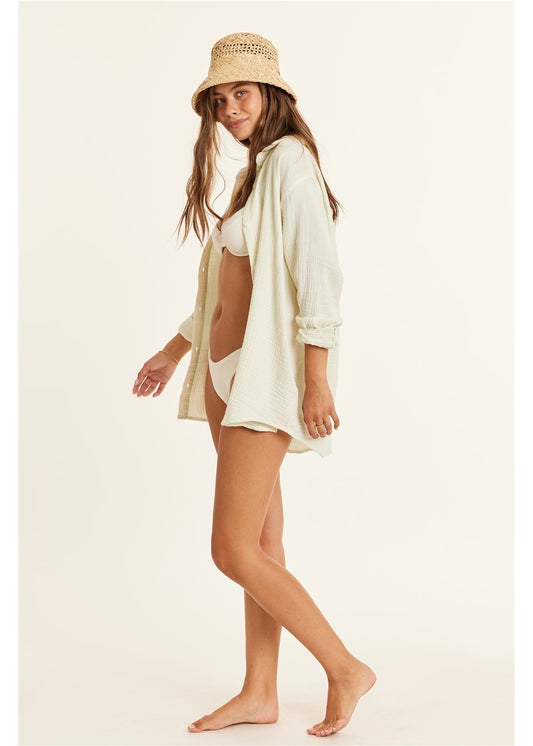 Sisstrevolution Mile Long Sleeve Woven Top