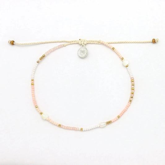 Giada Cinta Pearl Beaded Surf Anklet