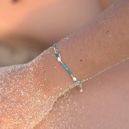 Pineapple island Giada Cinta Pearl Beaded Surf Bracelet