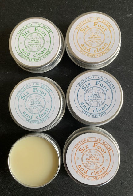 Six Foot & Clean Lip Balms