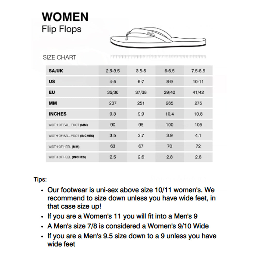 Indosole - Womens Flip Flops - Easy Living - Rainbow