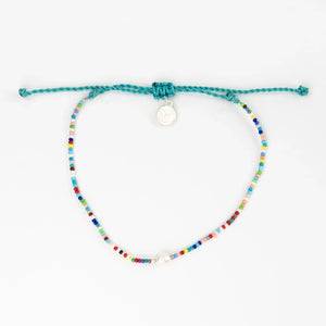 Pineapple Island Matira Freshwater Pearl Beaded Anklet