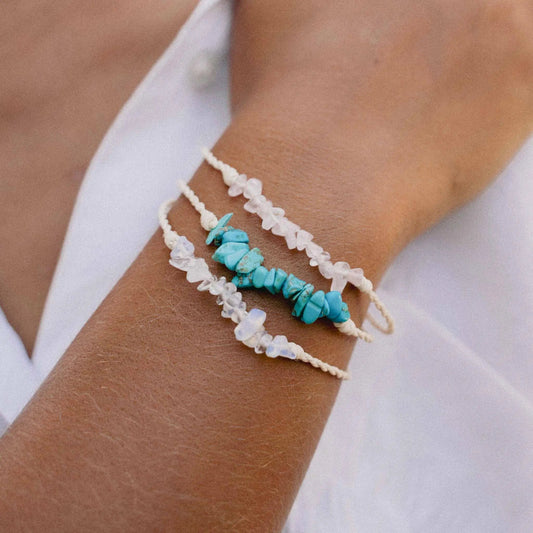 Natural Stone Bracelet Set for Self-Love and Growth