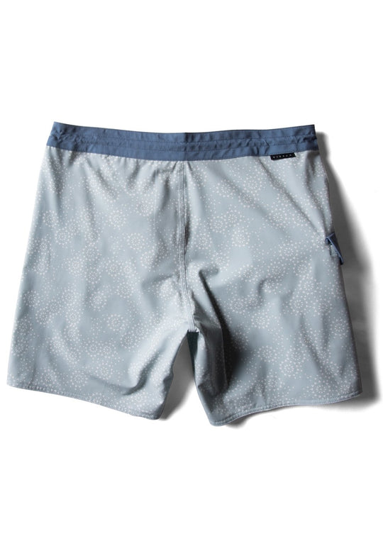 Back view of Vissla Morsea 17.5" Boardshort in Agave with subtle pattern.