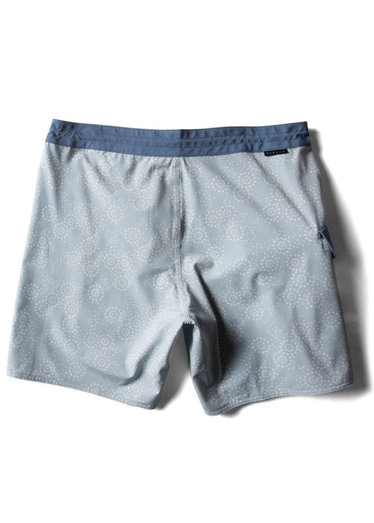 Back view of Vissla Morsea 17.5" Boardshort in Agave with subtle pattern.