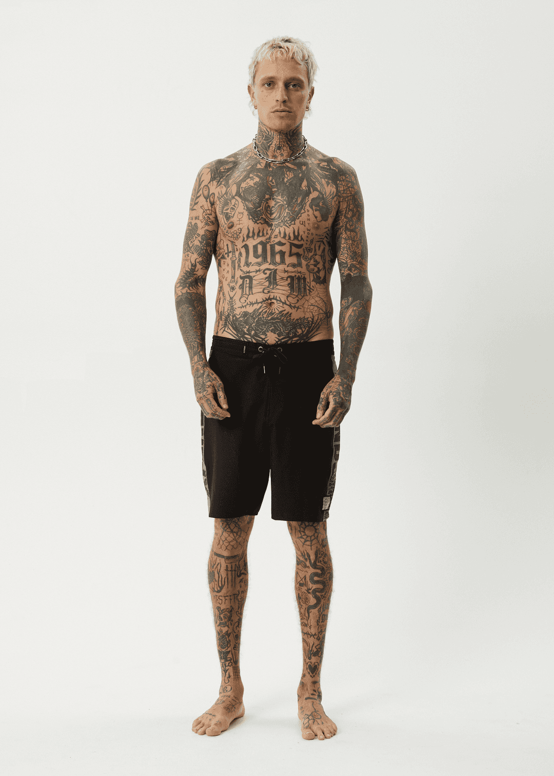 AFENDS Tread Surf Related Boardshort 20" - Black