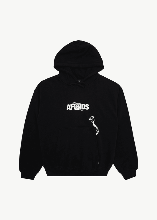 AFENDS Tread Boxy Hoodie - Black