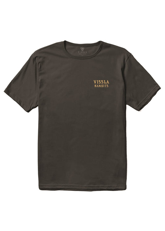 Vissla Bandit Organic Tee in Phantom, view 2