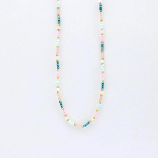 Kemboja Pastel Beaded Necklace