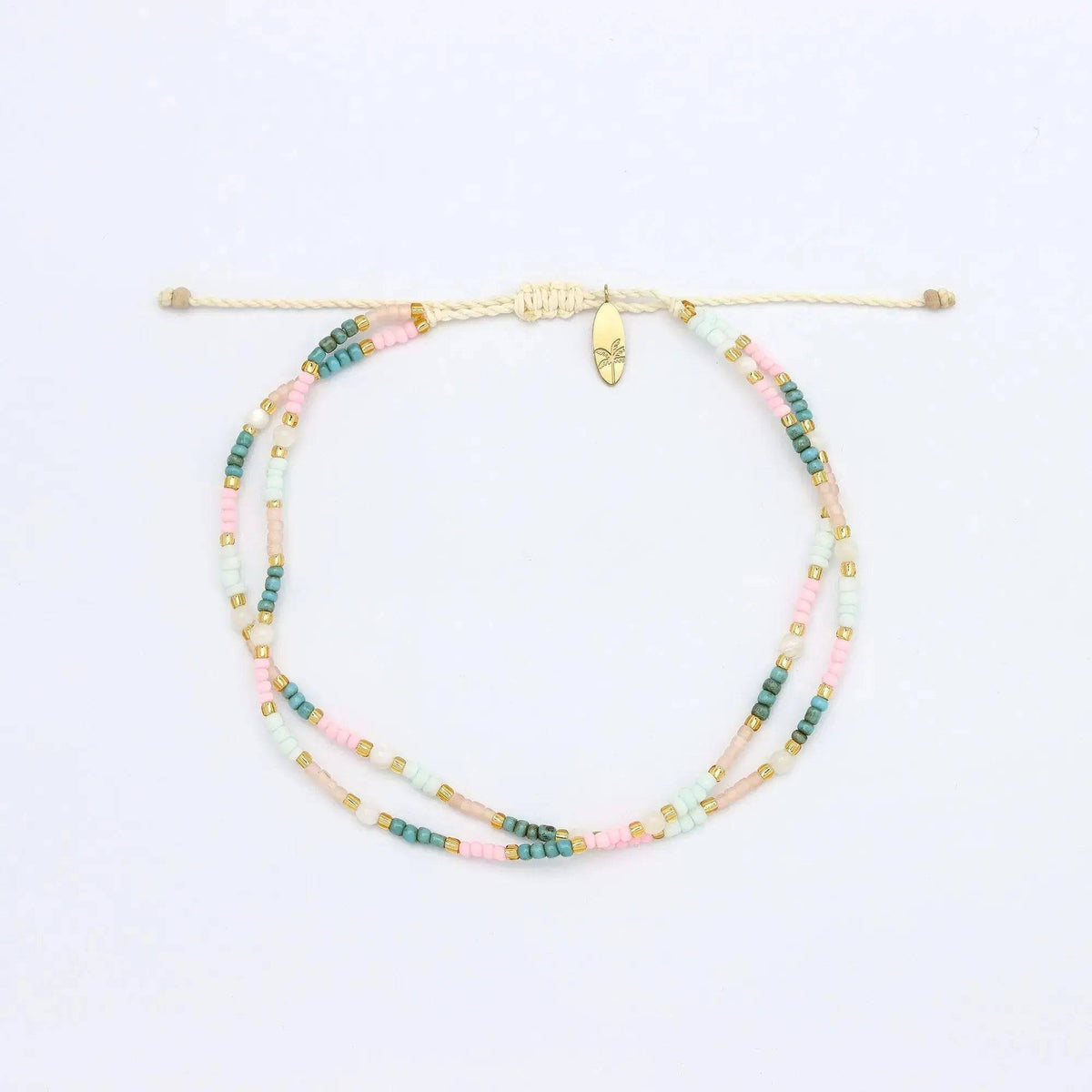 Kemboja Pastel Beaded Anklet