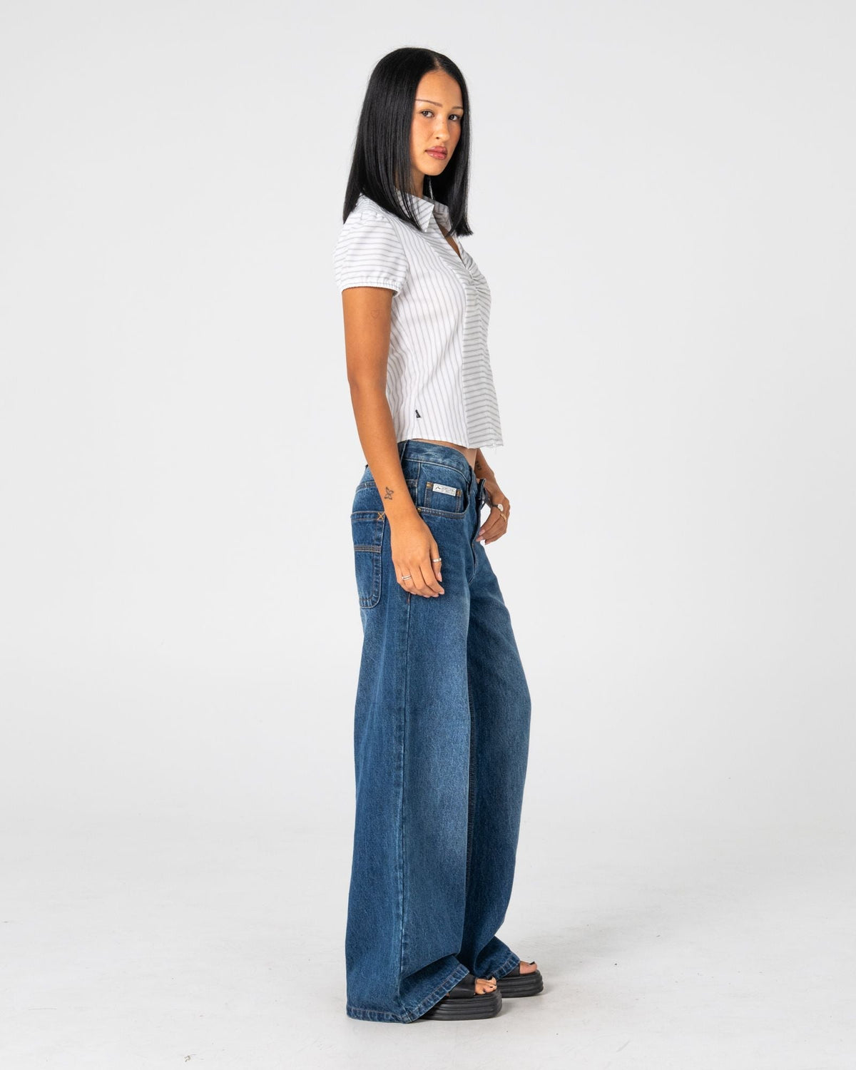 Wendy Wide Low Rise Jean