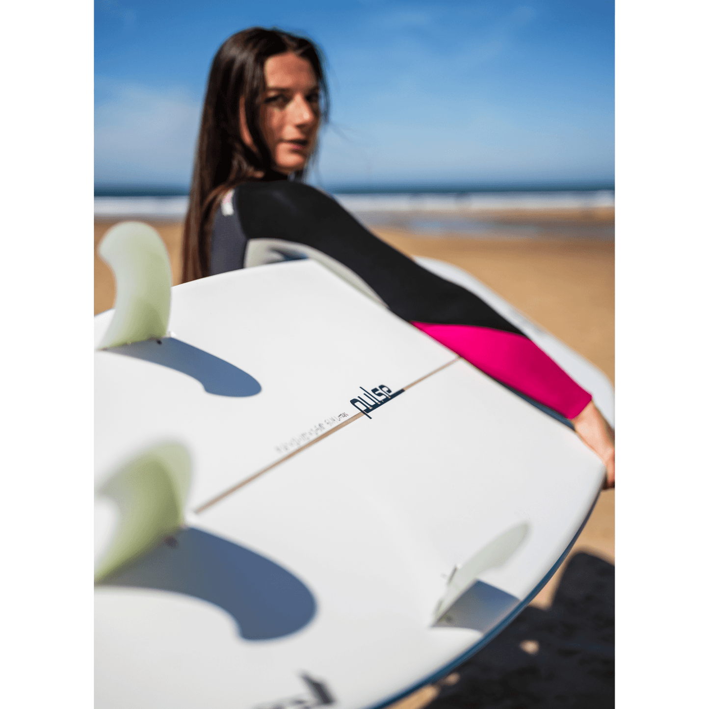 9ft Pulse Longboard Surfboard with FCSII Finboxes
