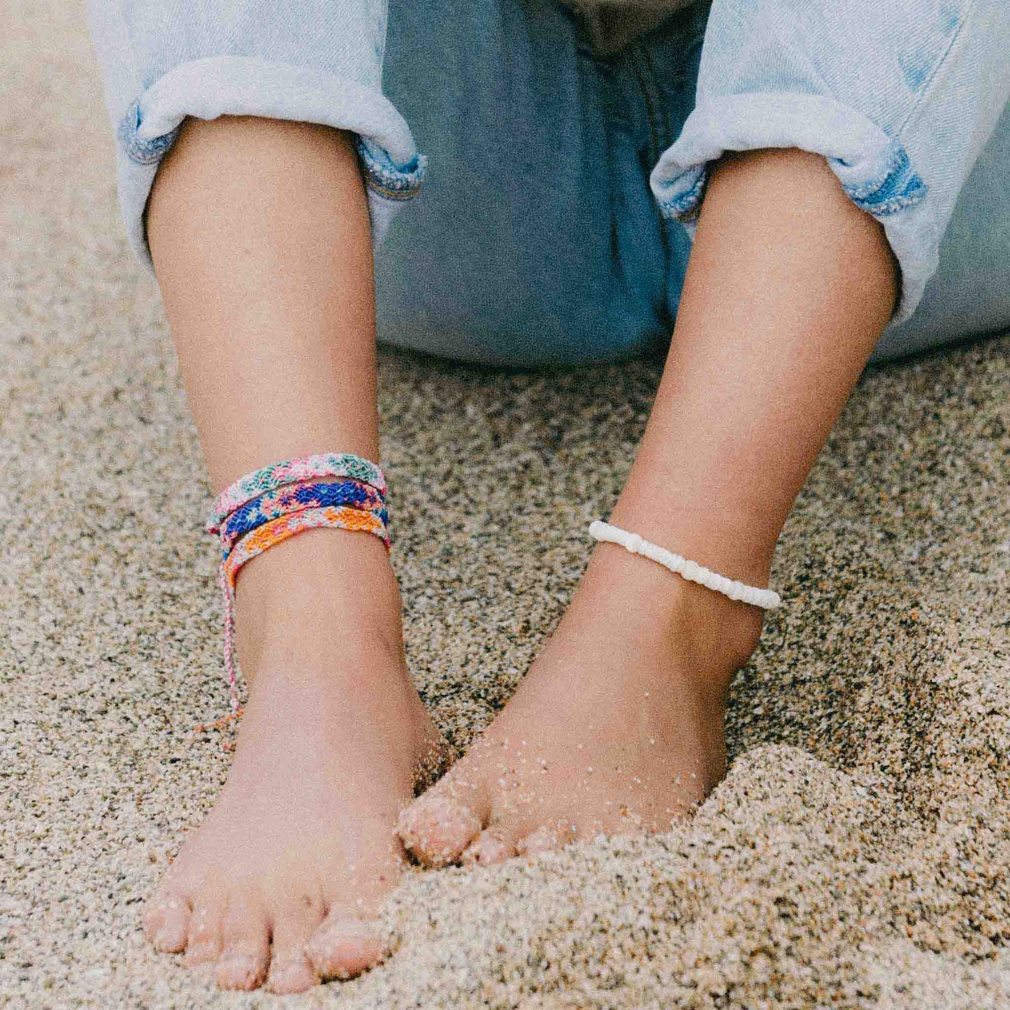 Madasari Beach Mother of Pearl Anklet Design