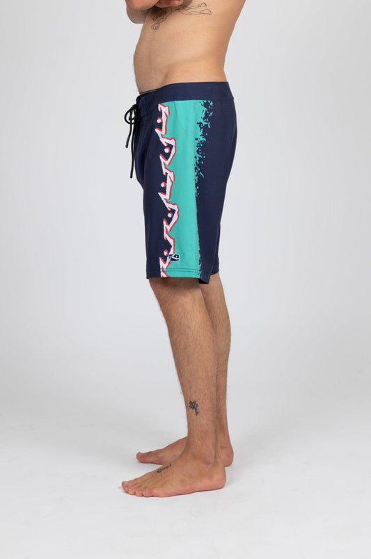 Rusty Cascade fixed waist boardshort - navy