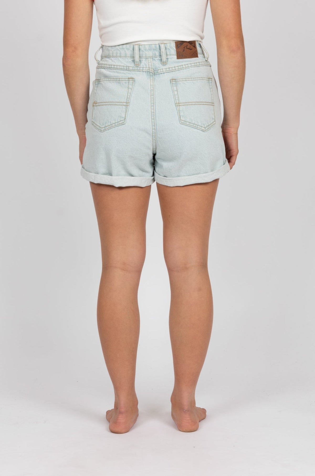 Rusty Hermosa high rise denim short