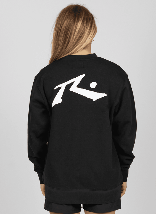 Rusty Baseline Boyfriend Fleece Crew
