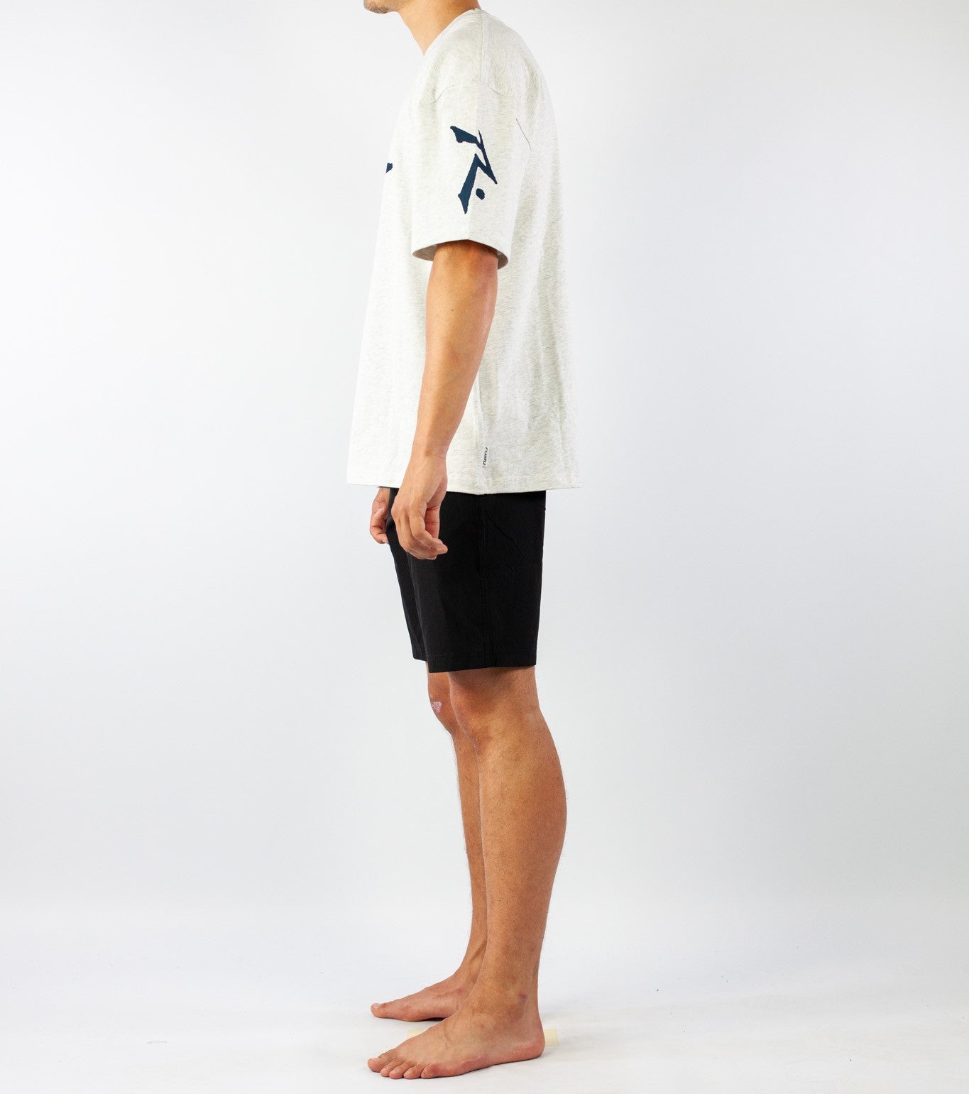 Rusty Competition revolution short sleeve tee - ecru mare