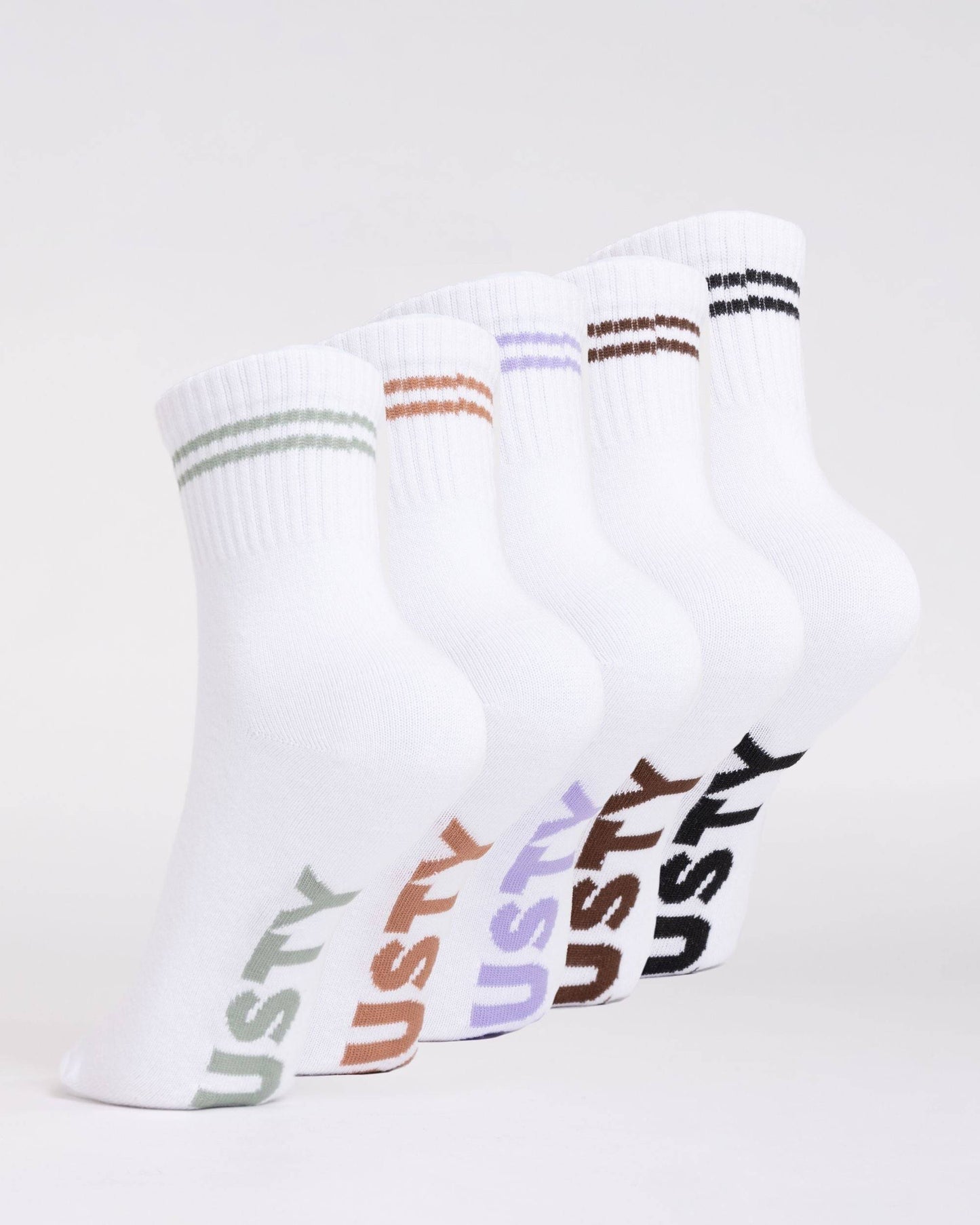 Rusty All Day crew sock PK5