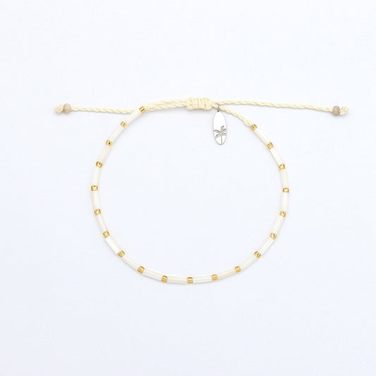 Pineapple Island Cahaya Mother of Pearl Beaded Bracelet