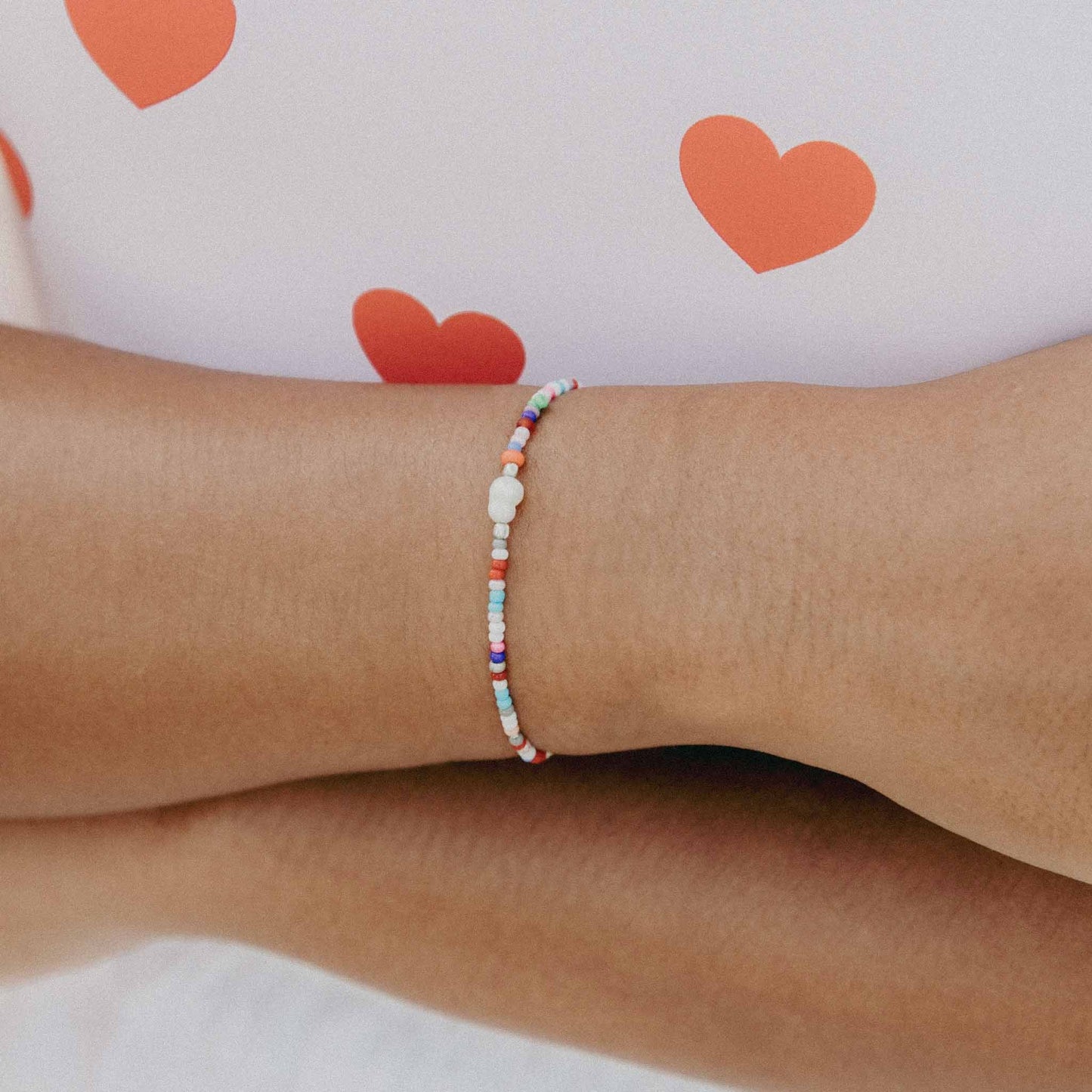Pineapple Island Matira Freshwater Pearl Beaded Bracelet
