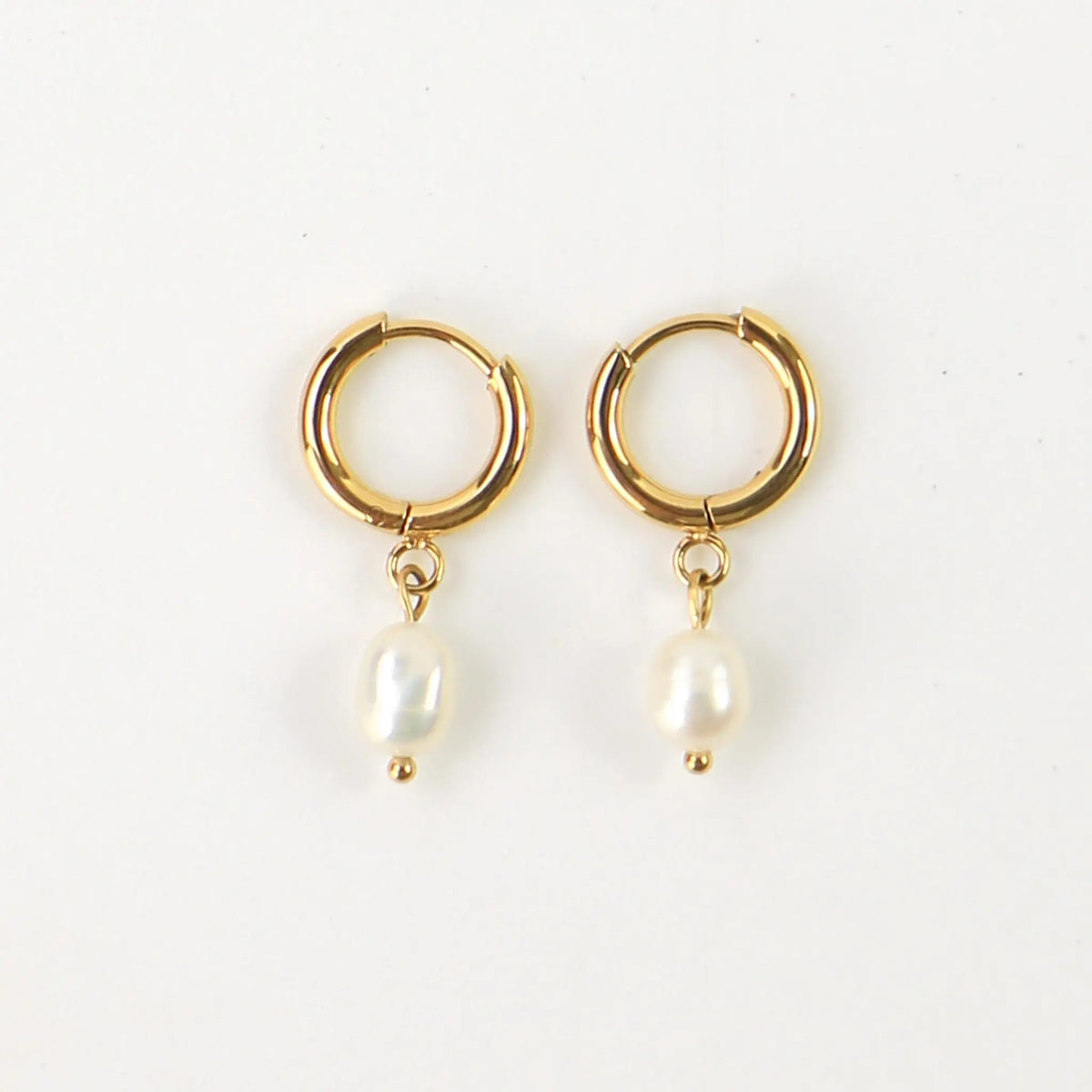 Freshwater Pearl Hoop Earring Set