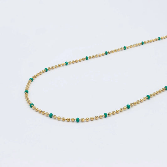 Enamel Chain Waterproof Necklace