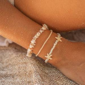 Pineapple Island Alona Beach Shell Bracelet Set