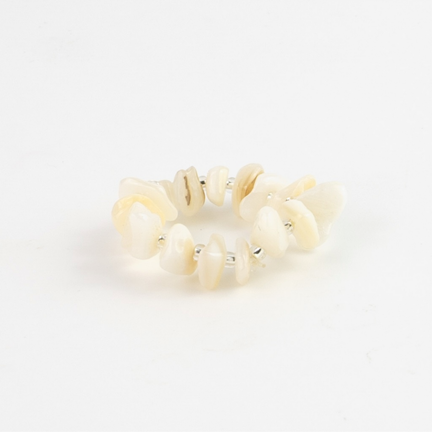 Pineapple Island Coloured Stone Stretch Rings