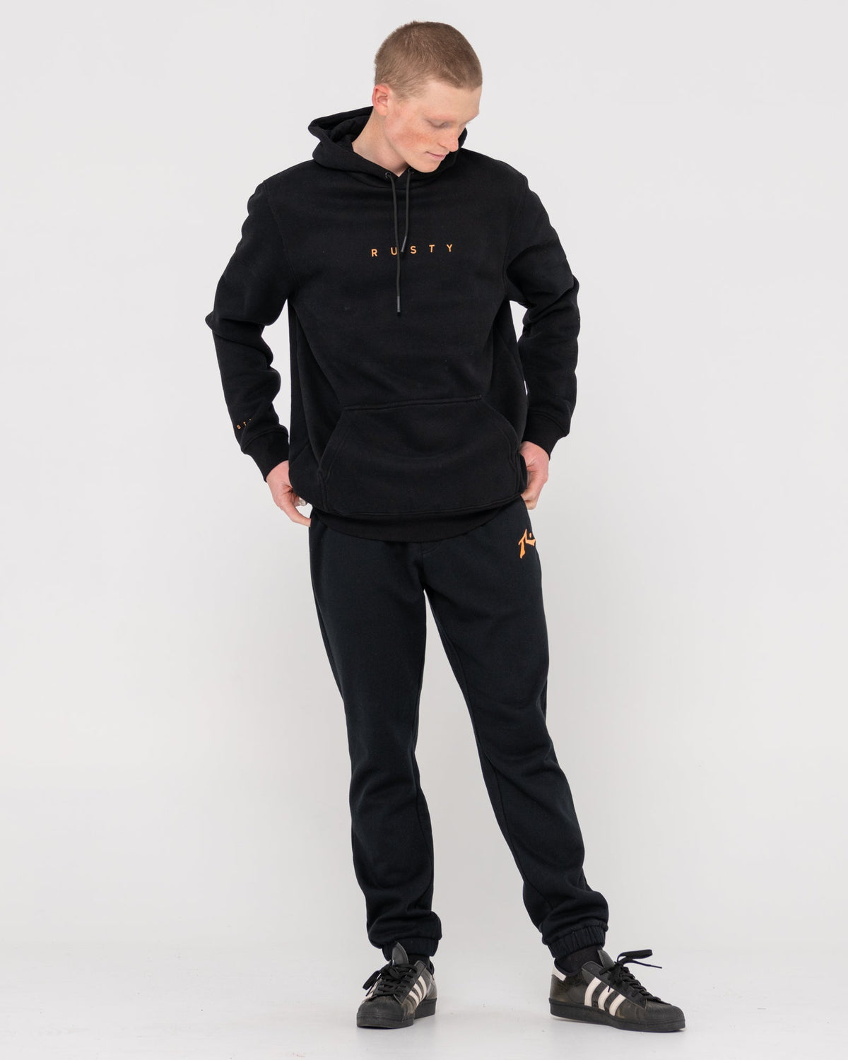 Rusty Short Cut Hooded Fleece