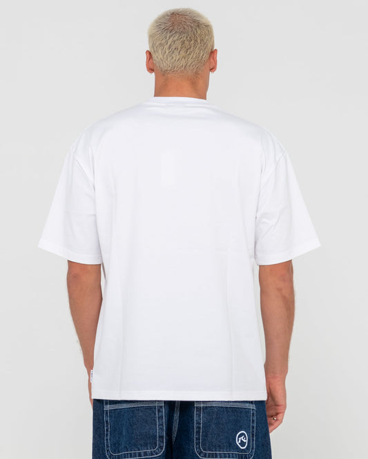 Rusty internazionale short sleeve heavy tee - white