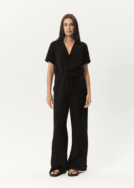 AFENDS Mason Relaxed Jumpsuit - Black