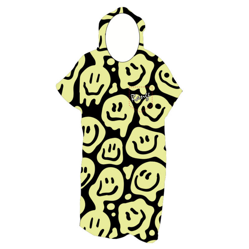 Range Acid Faces kids poncho