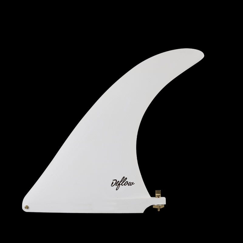 Deflow Cream longboard fin - white
